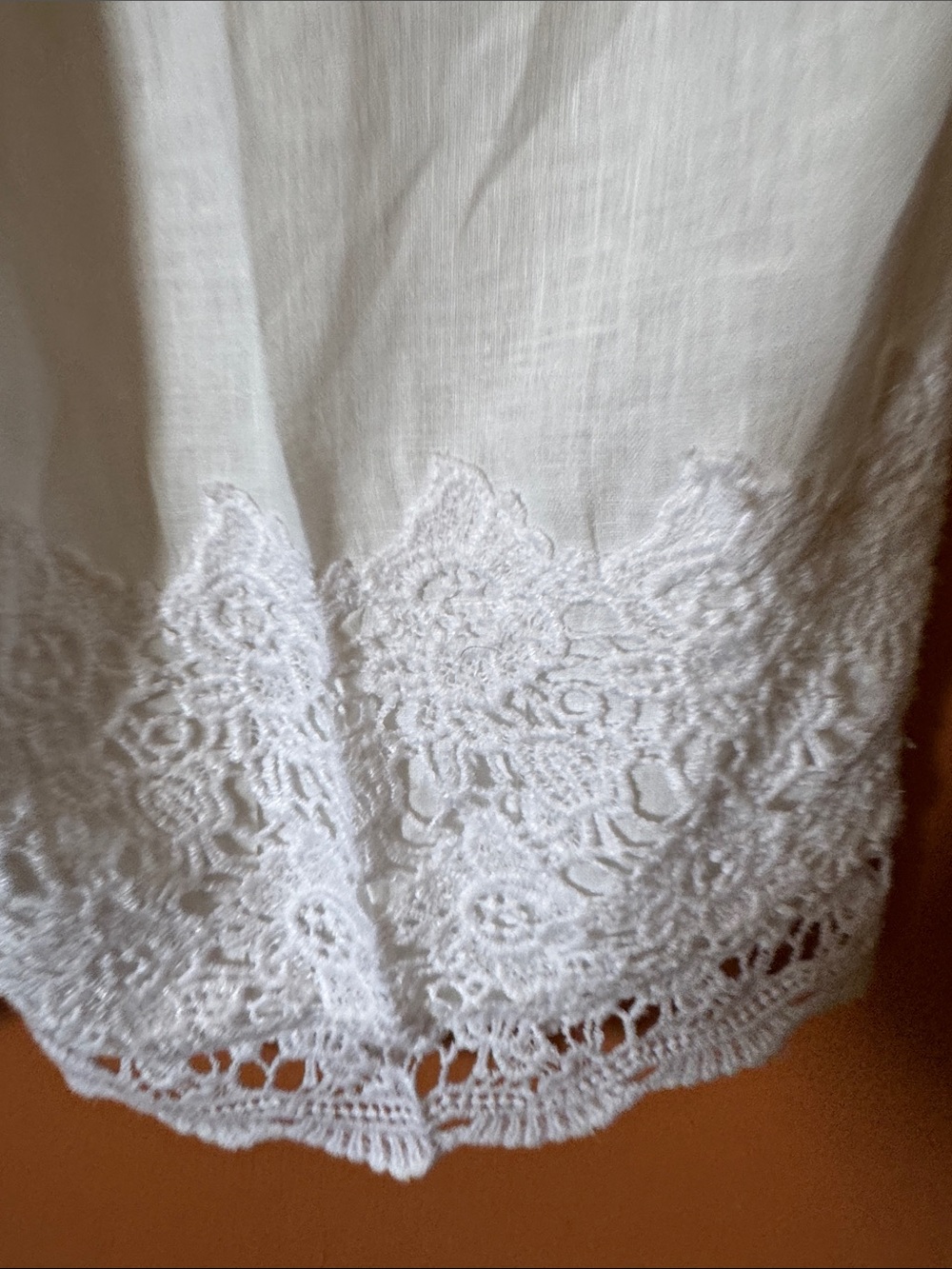 Cynthia Rowley White Linen Wide‑Leg Pants XL  NWOT